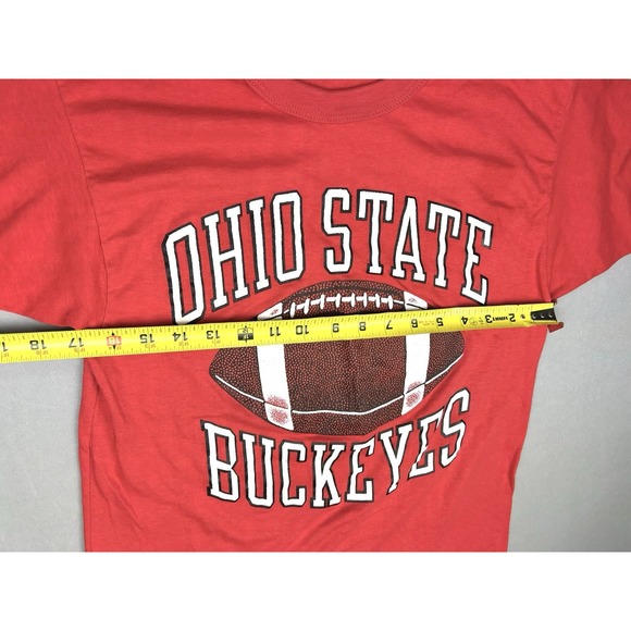 Vintage‎ Champion Ohio State Buckeyes Adult L Graphic Football Tee Shirt (Read) - Picture 9 of 12